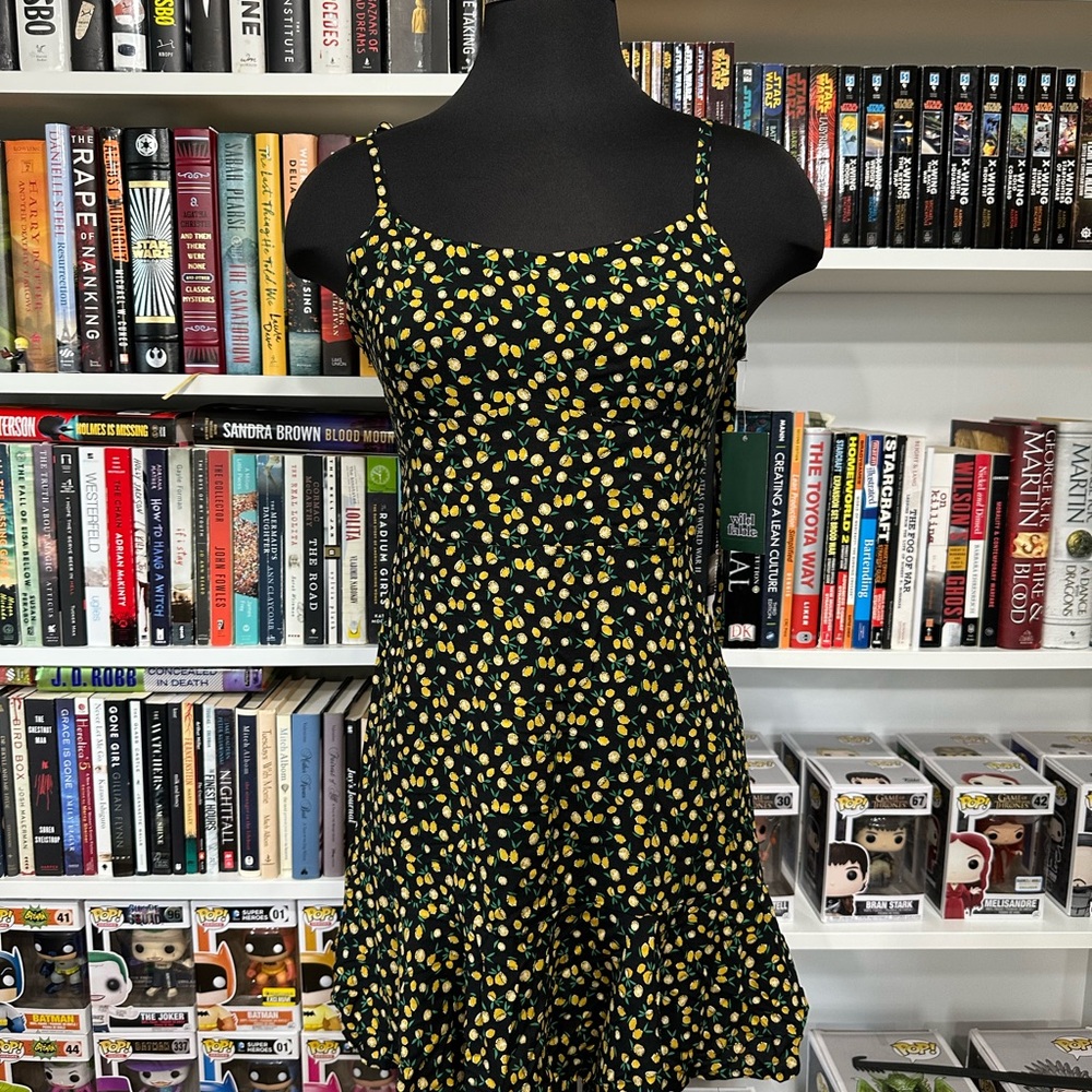 Wild Fable Lemon Print Mini Dress NWT